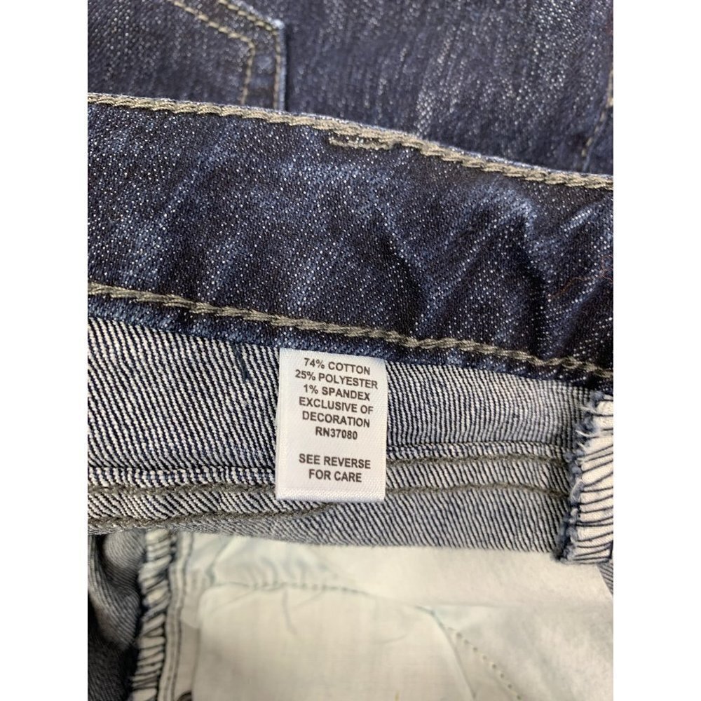 Cato Premium Women's Dark Denim Capri - Picture 4 of 8